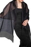 SAACHI Sparkle Sheer Silk Wrap