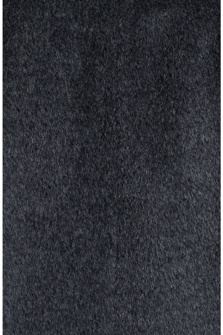 'Nancy' Double Breasted Wool & Alpaca Blend Coat, Alternate, color, CHARCOAL
