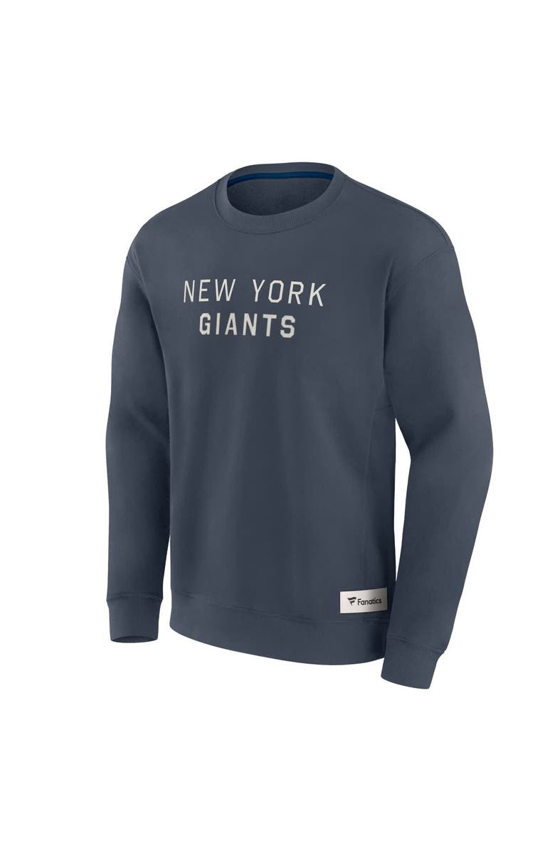 FANATICS Men's Fanatics Navy New York Giants Elements Future Ground Lettering Pullover Sweatshirt, Alternate, color, Navy