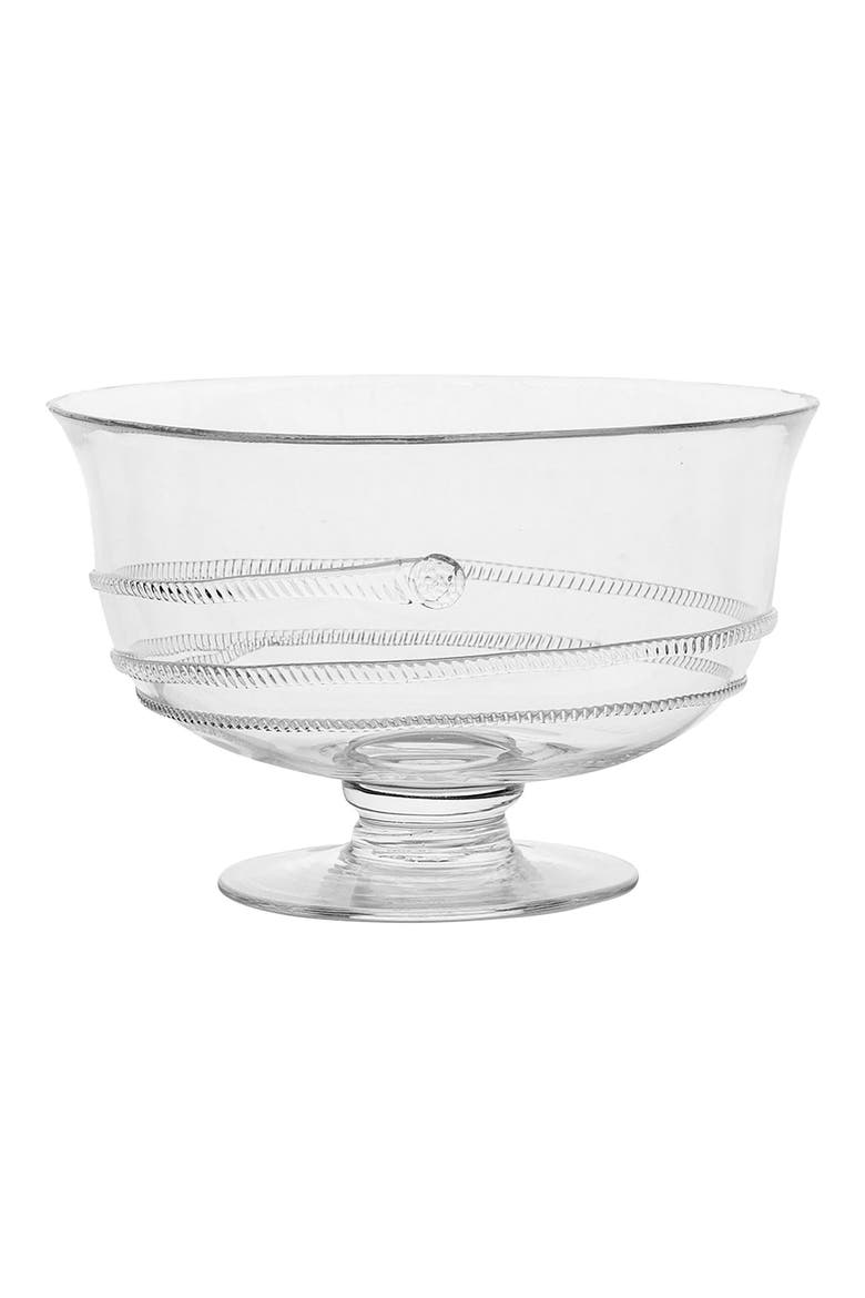 Amalia Footed Bowl, Main, color, CLEAR