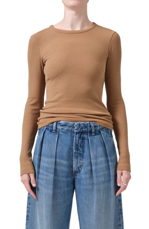 Bina Rib Crewneck Sweater