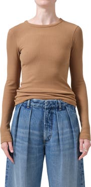 Citizens of Humanity Bina Rib Crewneck Sweater