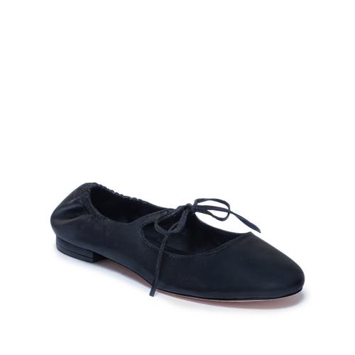 Bernardo 1946 Footwear Court Ballet Flat In Black