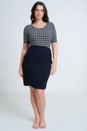 Gottex Modest Modest Surplice Skirt with Side Shirring