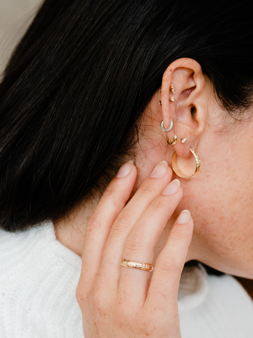 Able Filigree Ring In Goldilled