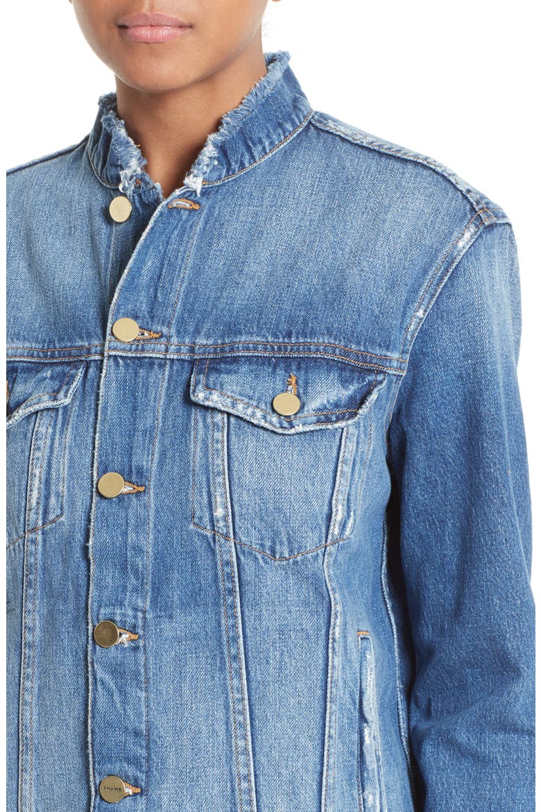 Le Fray Denim Jacket (Nordstrom Exclusive), Alternate, color, VETERAN