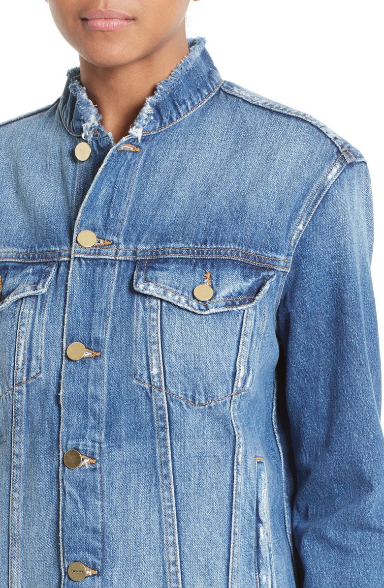 FRAME Le Fray Denim Jacket, Alternate, color, 