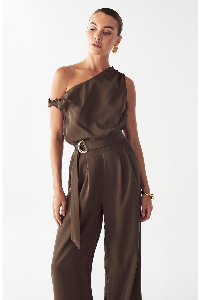 Mariah Jumpsuit, Alternate, color, Chocolate