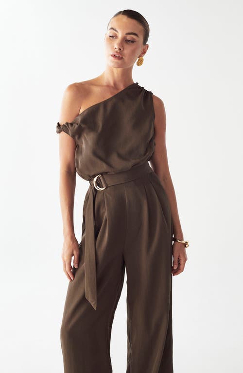 Bwldr Mariah Jumpsuit In Brown