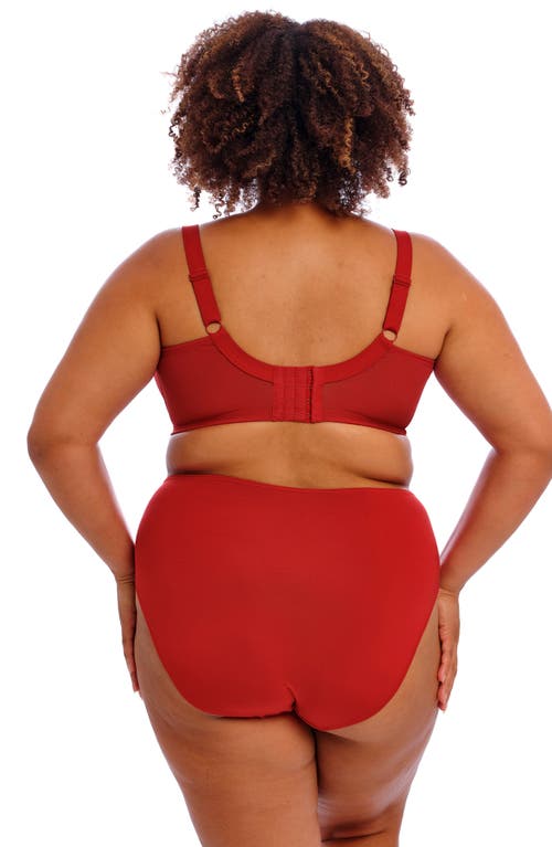 Goddess Verity Banded Full Coverage Bra In Red