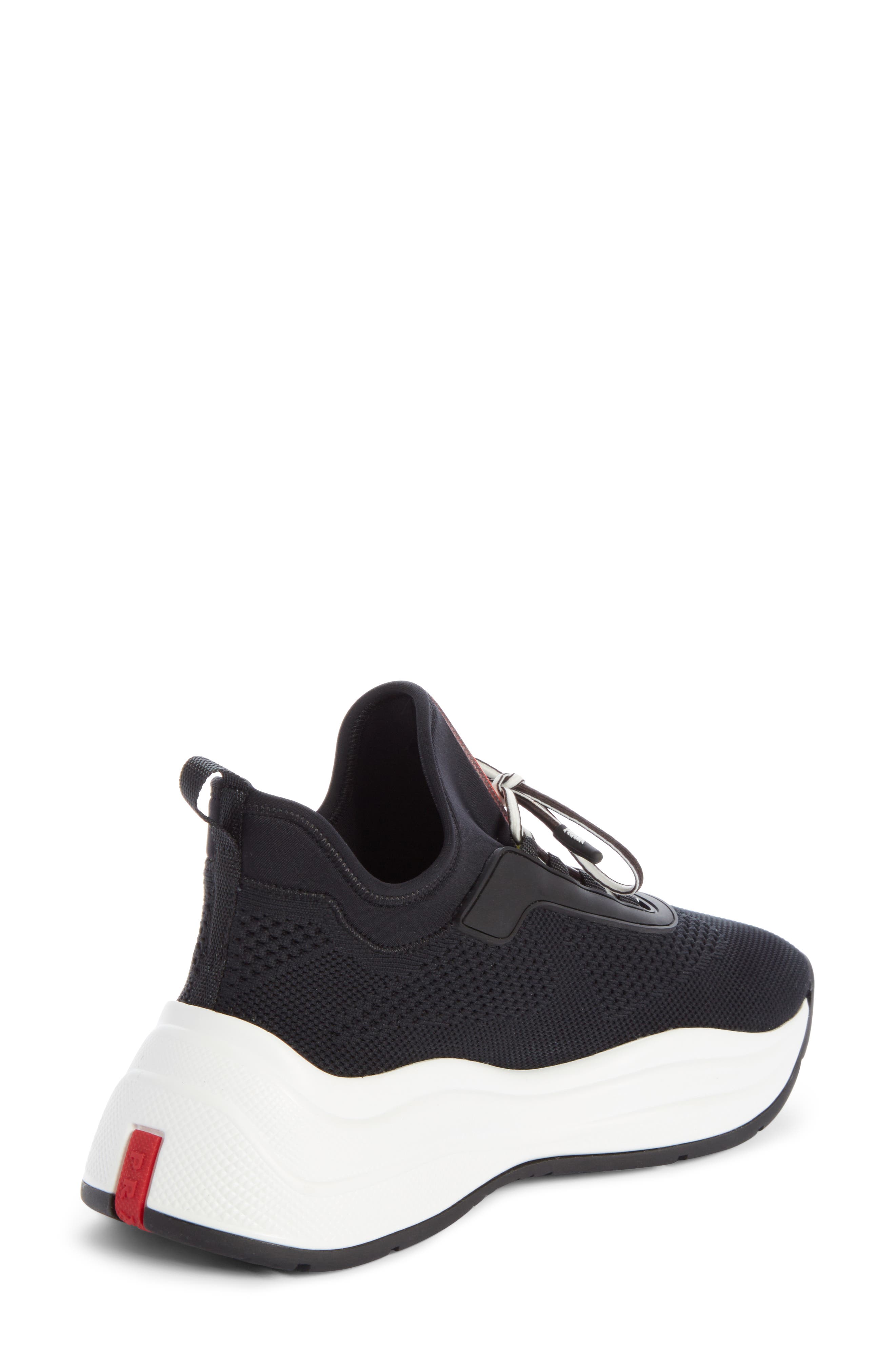 Prada Knit Sock Sneaker, Alternate, color, 