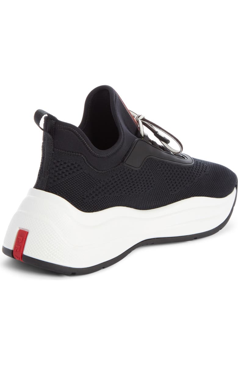Prada Knit Sock Sneaker, Alternate, color,