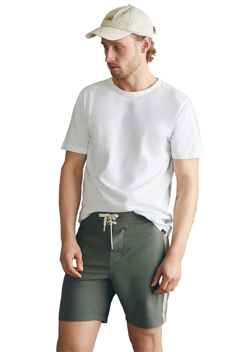 Faherty Sunwashed Board Shorts, Alternate, color, Light Pine