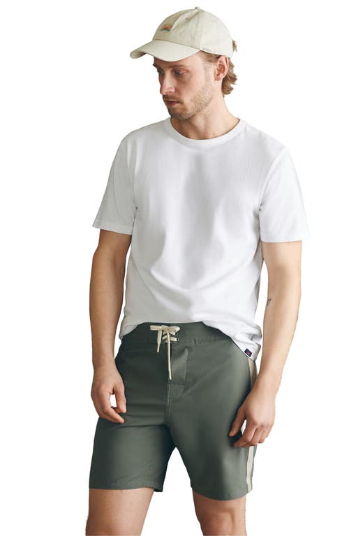 Faherty Sunwashed Board Shorts In Light Pine