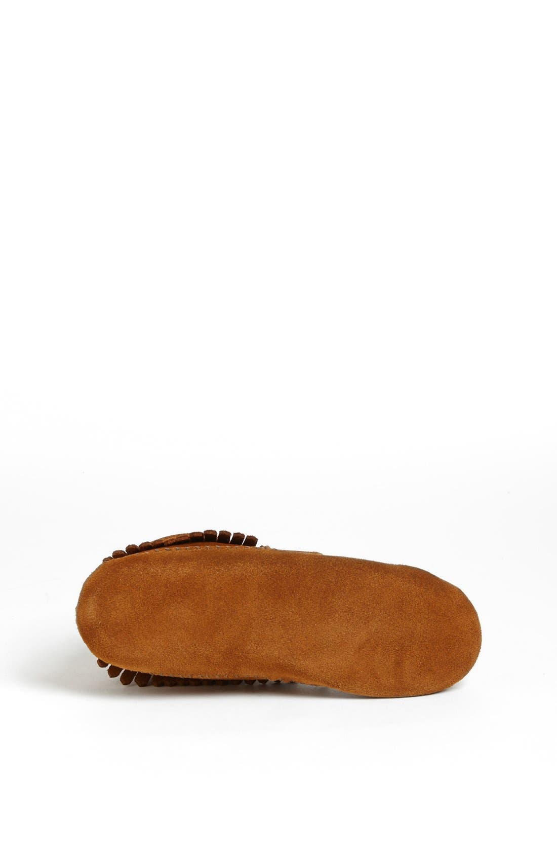 Minnetonka Kids' Classic Fringe Boot, Alternate, color, Brown