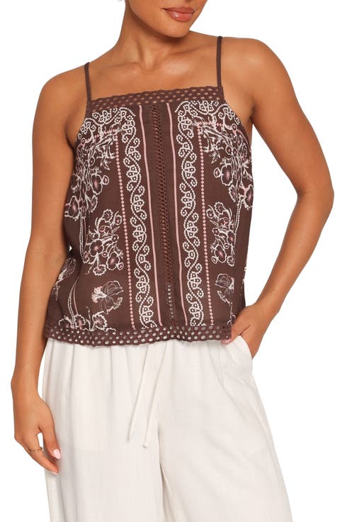 Erina Eyelet Detail Tank