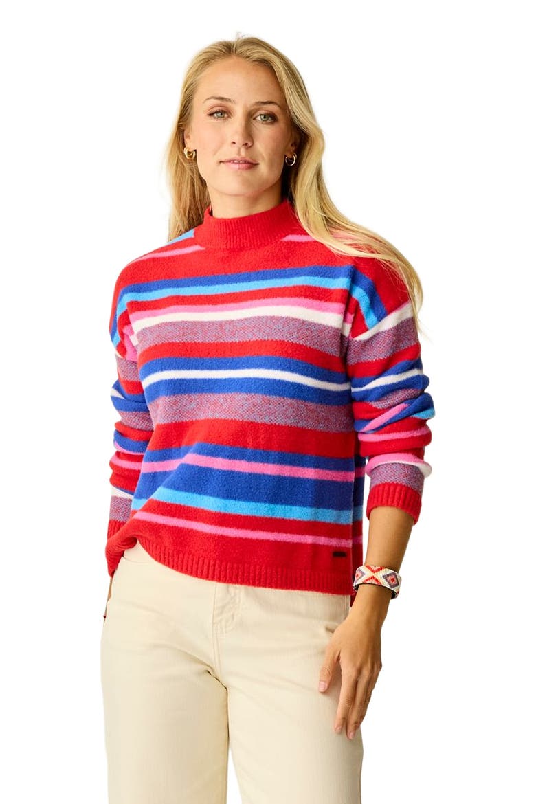 Olivia Plush Sweater, Main, color, Multistripe