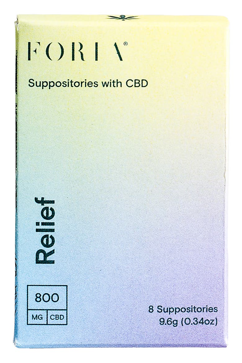 Relief Suppositories with CBD, Main, color, NO COLOR