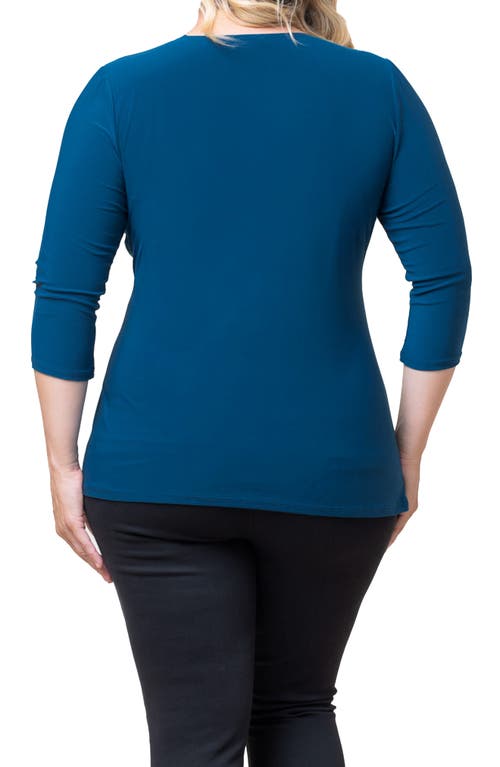 Shop Kiyonna Faux Wrap Top