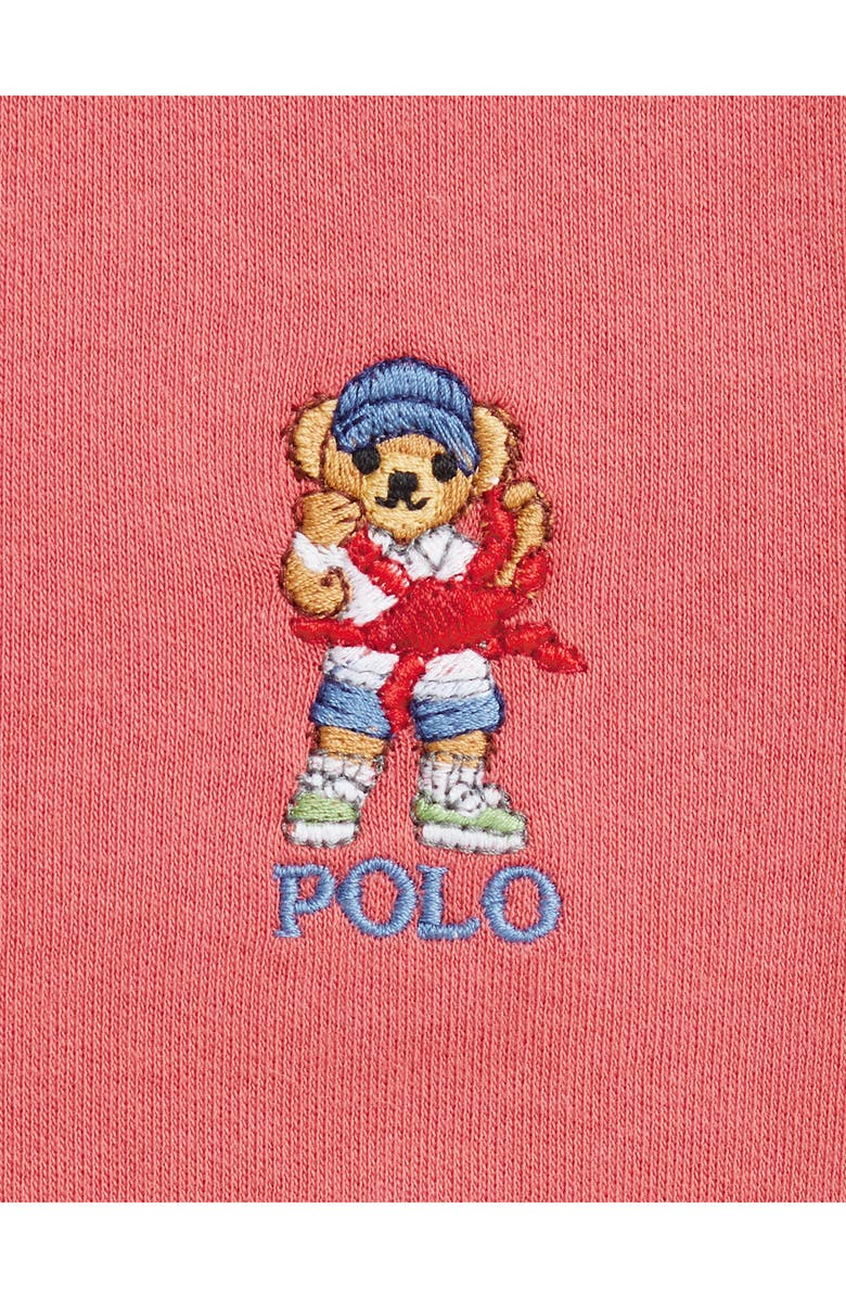 Ralph Lauren Crab Embroidered Cotton Polo & Shorts Set, Alternate, color,