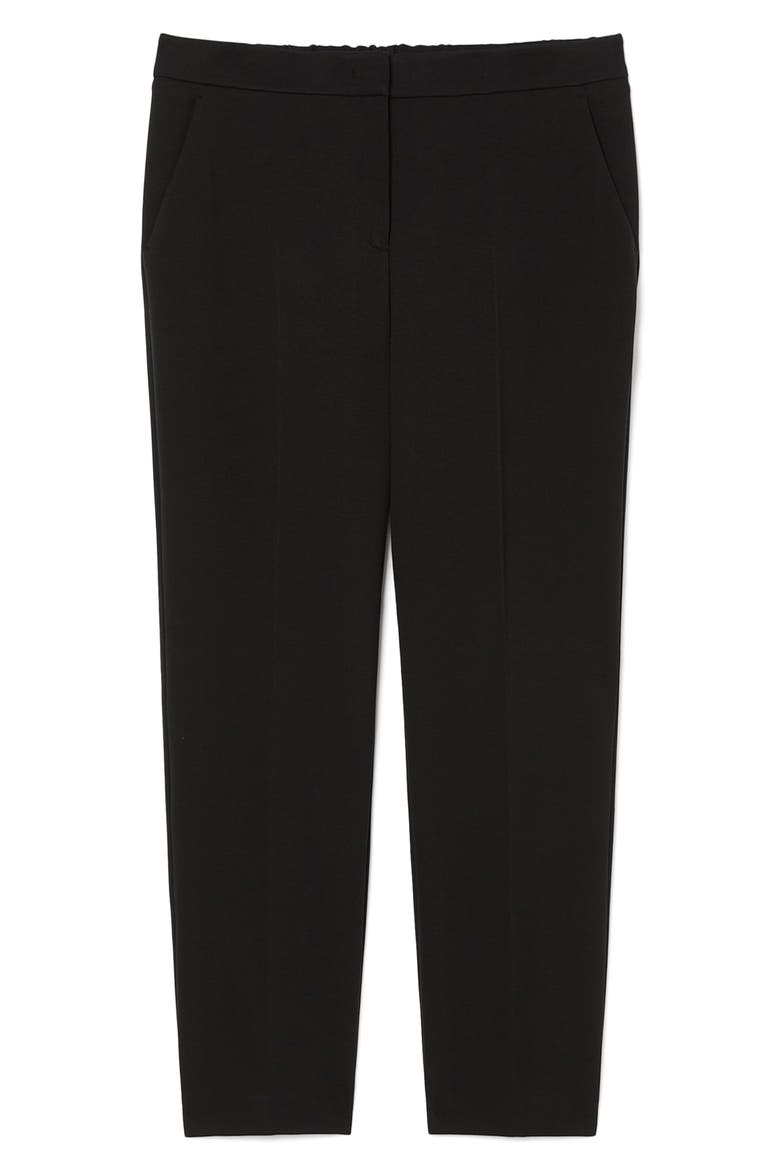 Double Face Jersey Pants, Alternate, color, BLACK