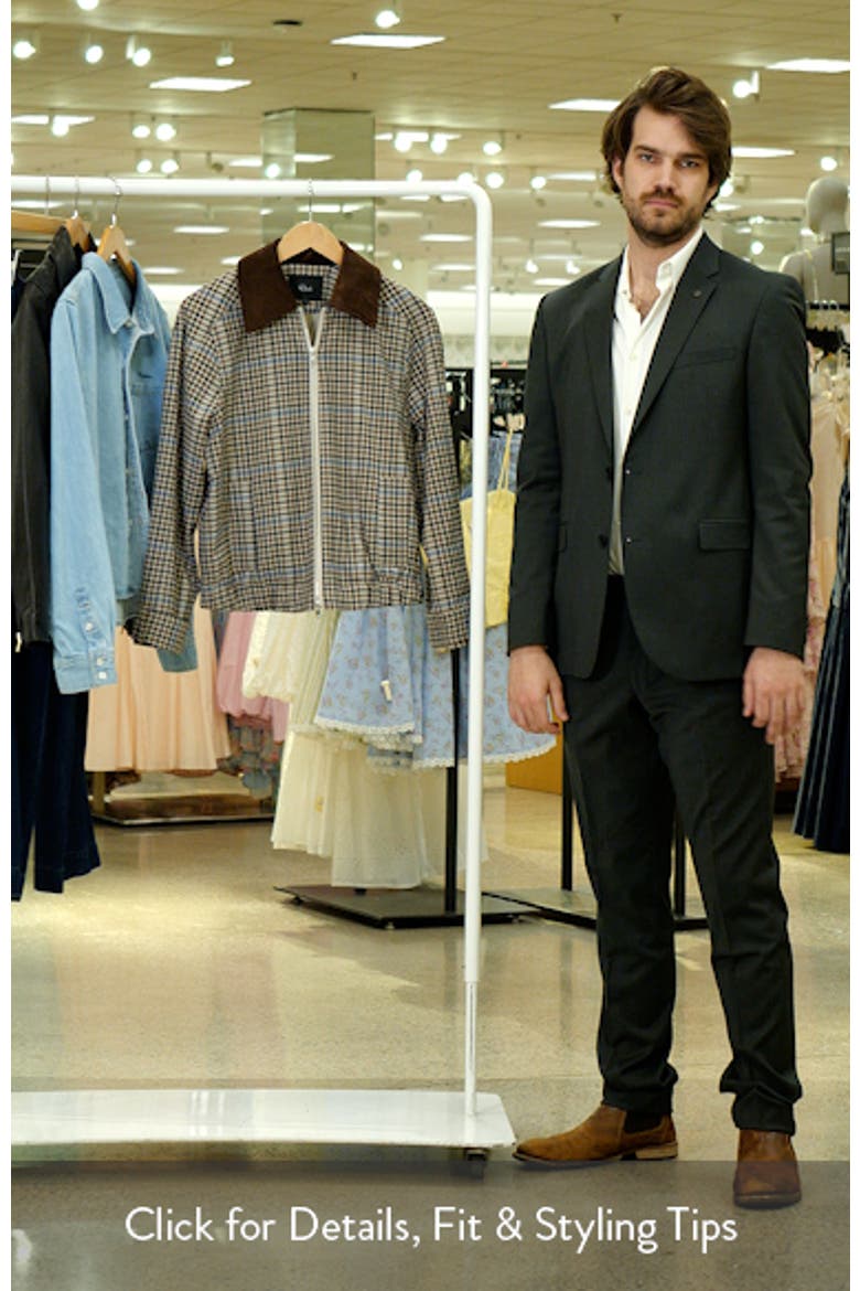 York Corduroy Collar Check Jacket video