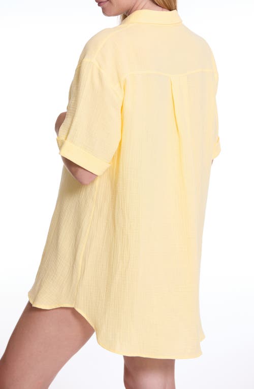 Cache Coeur Ice Cream Organic Cotton Gauze Maternity Sleep Shirt
