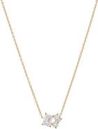 BY ADINA EDEN Lab Grown Diamond Multi Shape Cluster Pendant Necklace