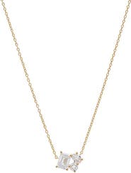 BY ADINA EDEN Lab Grown Diamond Multi Shape Cluster Pendant Necklace