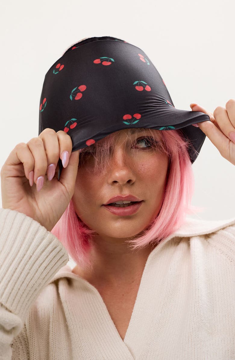 HUNGOVRAF Gel Cooling Hangover & Headache Cap, Alternate, color, Black