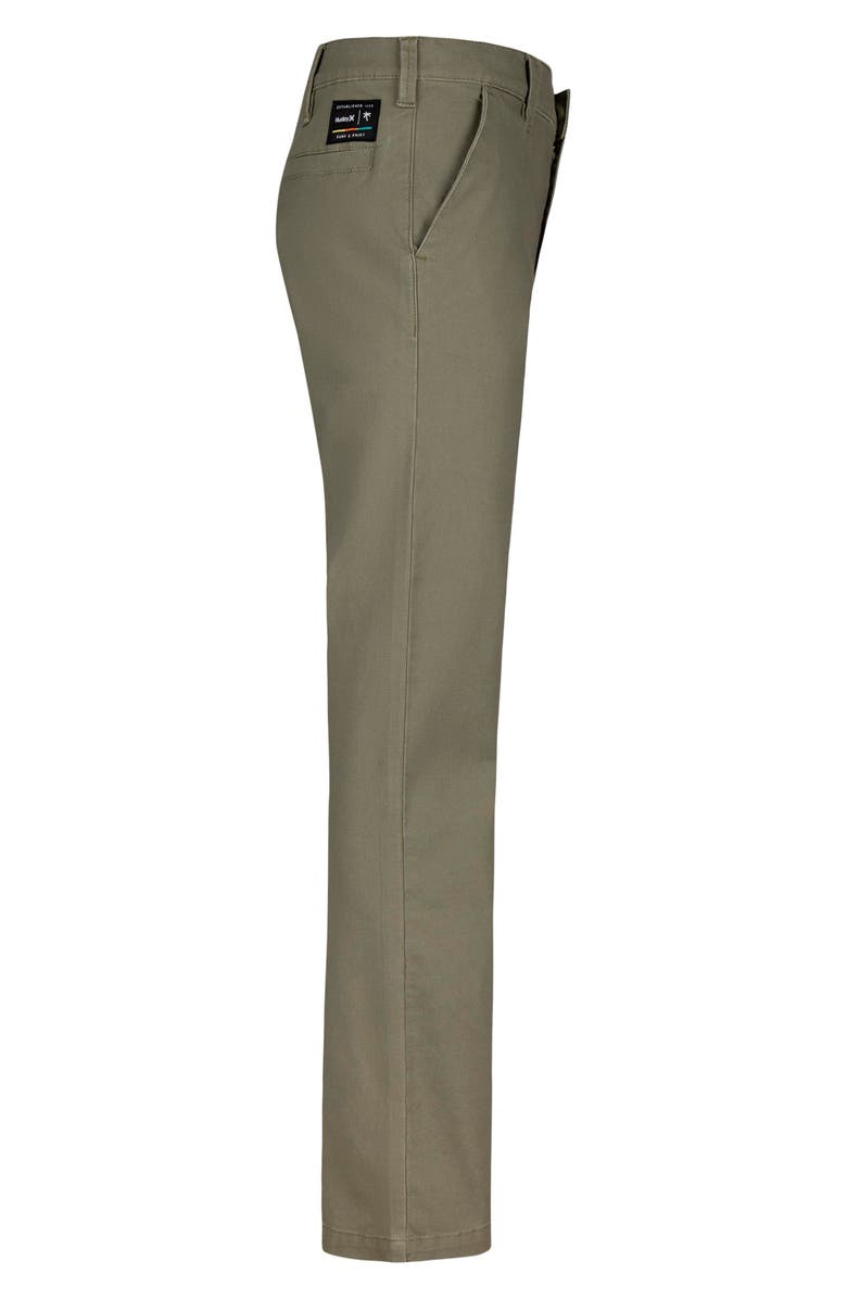 Hurley Kids' Stretch Cotton Pants, Alternate, color, Army
