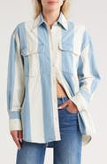 FRAME The Borrowed Cotton Button-Up Shirt