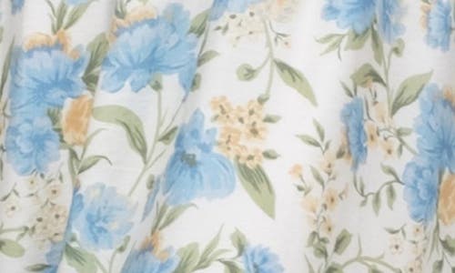 August Sky Flutter Sleeve Midi Dress