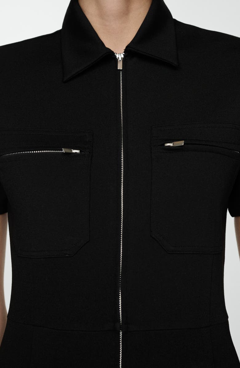 MANGO Pocket Wide Leg Jumpsuit, Alternate, color, 