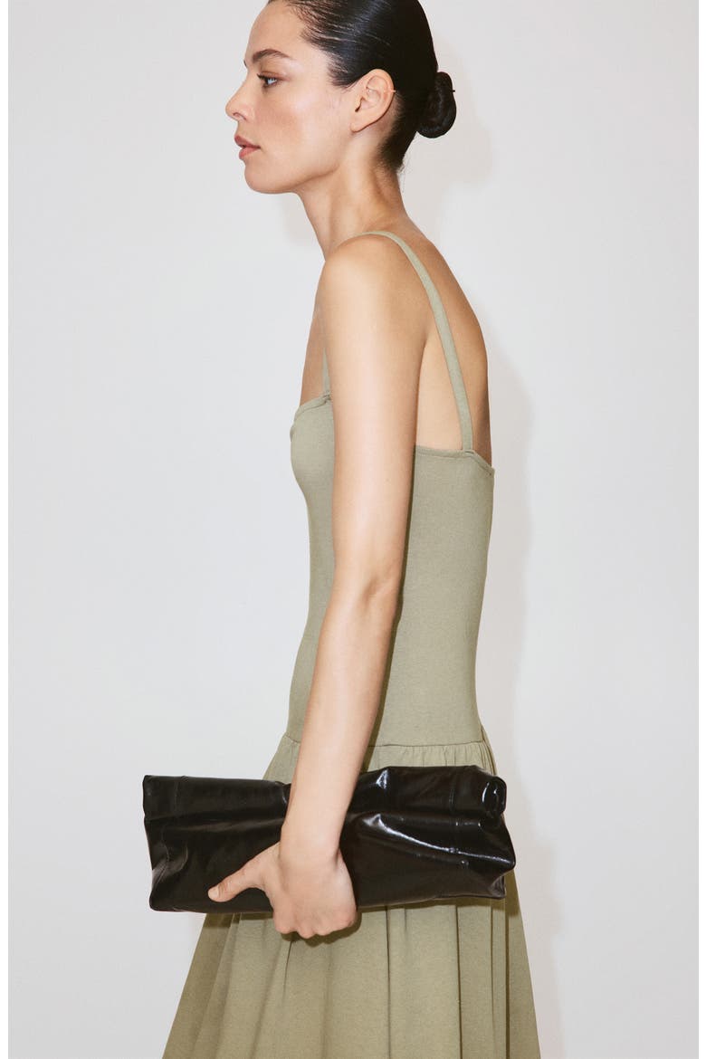 Miranda Knit Drop Waist Midi Dress, Alternate, color, KHAKI GREEN