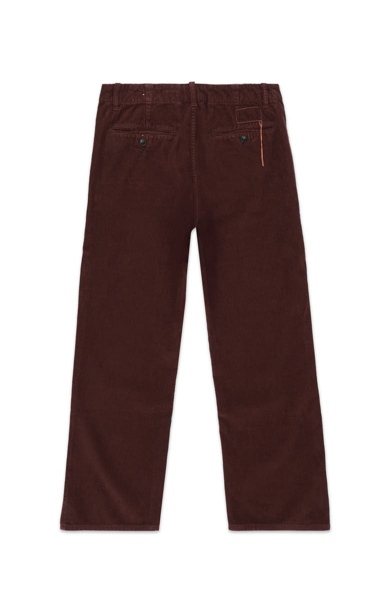 Fortela Pink Corduroy Trousers, Alternate, color, Burgundy