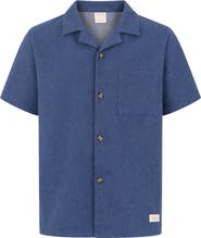 TINY TRIBE Kids' Denim Camp Shirt