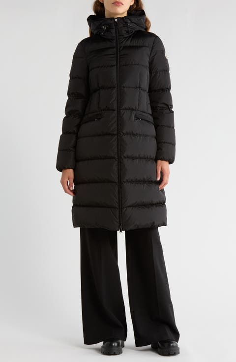 Avocette Hooded Quilted Down Puffer Coat