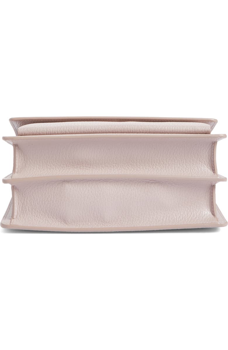 Saint Laurent Medium Sunset Grained Leather Shoulder Bag, Alternate, color, Rose Poudre