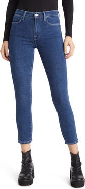 FRAME Le High Crop Skinny Jeans