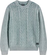 DARK SEAS Big Sur Mixed Stitch Sweater