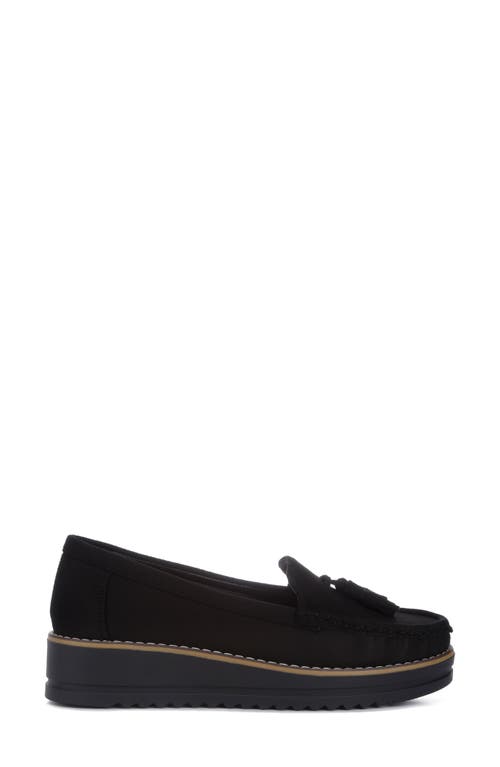 London Rag Daiki Platform Tassel Loafer In Black