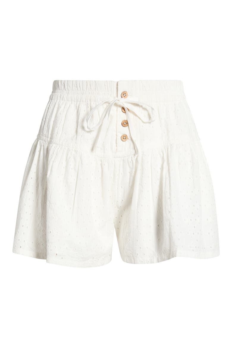 Eyelet Skort, Alternate, color, WHITE