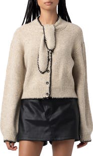 BLANKNYC Tie Neck Cardigan