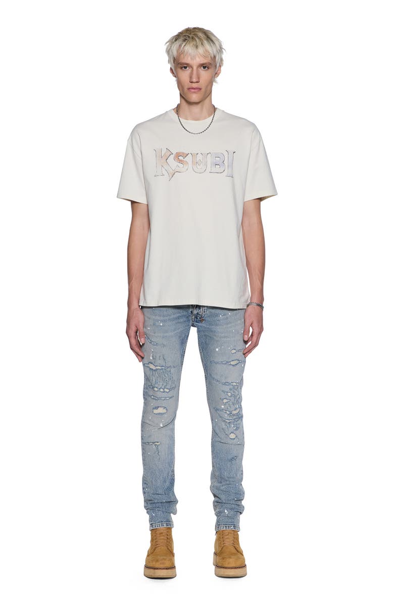 Ksubi Death Snake Biggie Graphic T-Shirt, Alternate, color, White