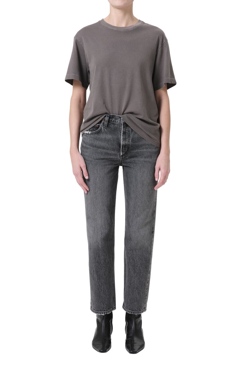 Valen High Waist Ankle Straight Leg Jeans, Alternate, color, SPIRIT