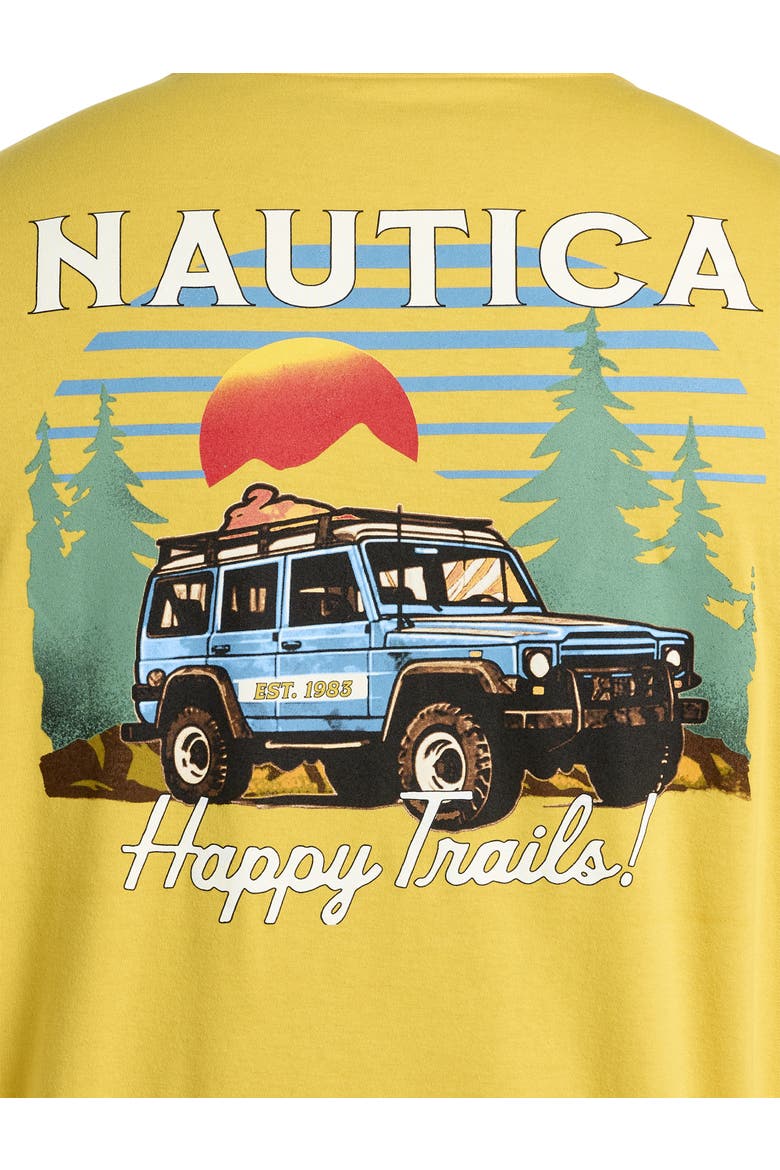 Happy Trails Long-Sleeve Graphic Tee, Alternate, color, LIGHTNING GOLD