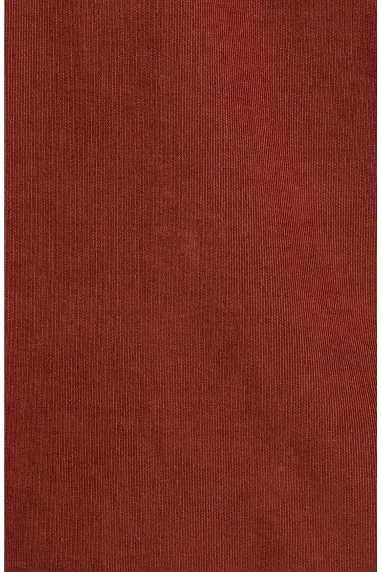 Colton Corduroy Button-Up Shirt, Alternate, color, FIRED COPPER