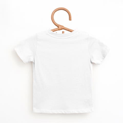Flamingo Christmas Lights Watercolor Short Sleeve T-shirt (toddler)