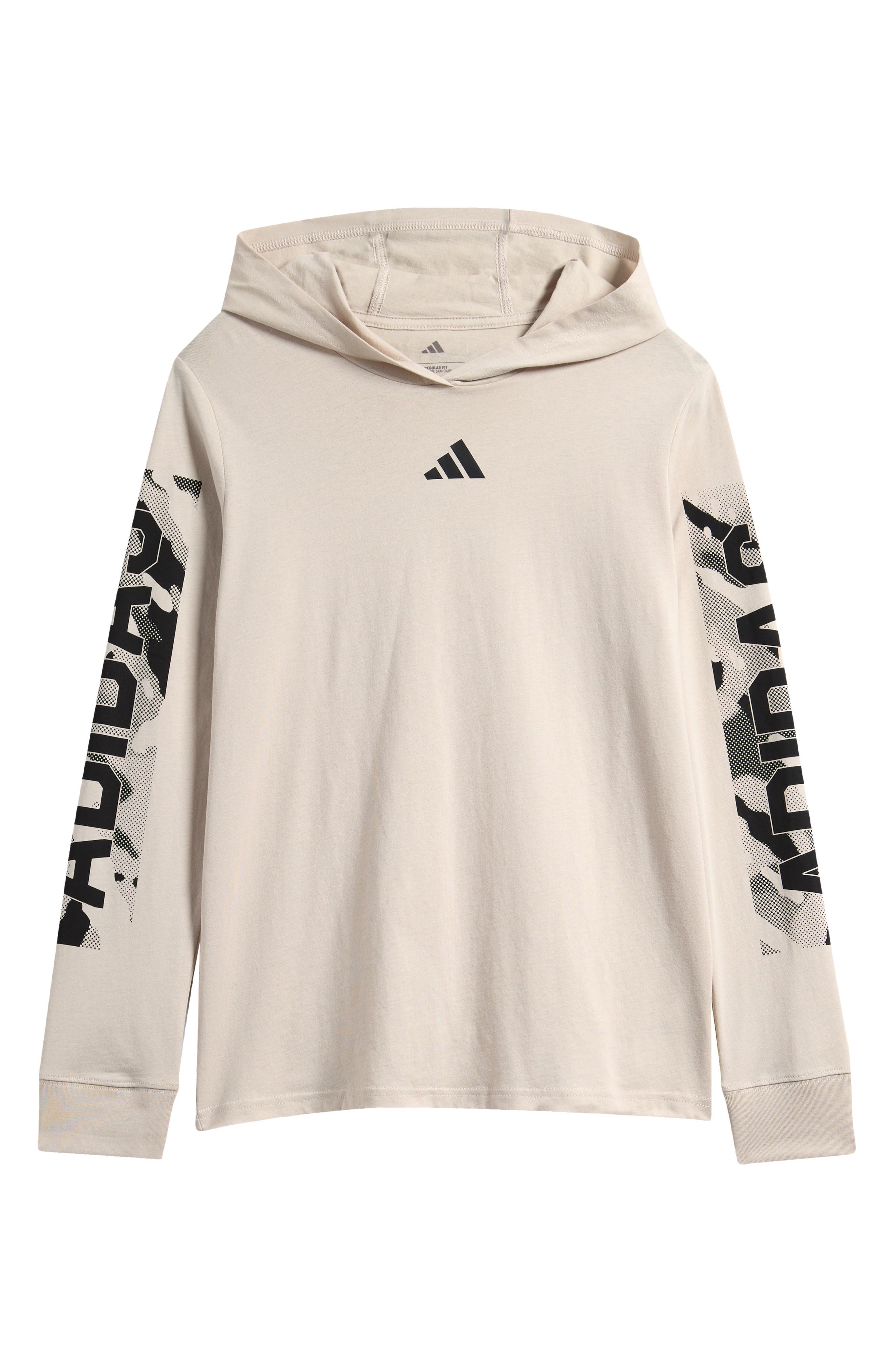 adidas Kids' Camouflage Linear Logo Cotton Jersey Hoodie